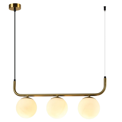Lampa wisząca Alisa złota 3xE14