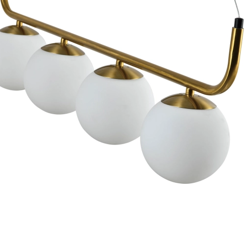 Lampa wisząca Alisa złota 4xE14