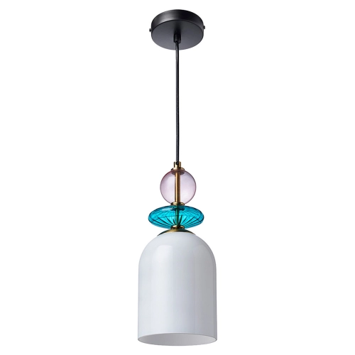 Lampa wisząca Tropea biała 1xE27