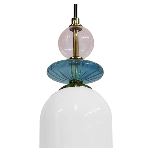 Lampa wisząca Tropea biała 1xE27