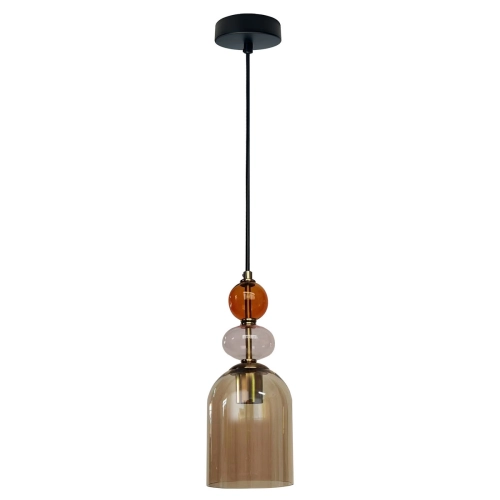 Lampa wisząca Tropea bursztynowa 1xE27