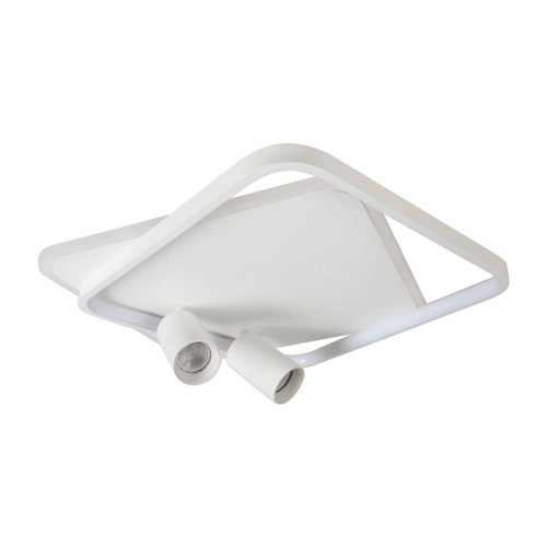 Plafon Parma 2 kwadratowy biały 2xGU10 LED CCT