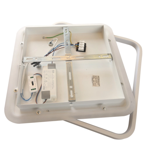 Plafon Parma 2 kwadratowy biały 2xGU10 LED CCT