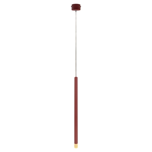 Lampa wisząca Lungo 1 czerwona 1xG9