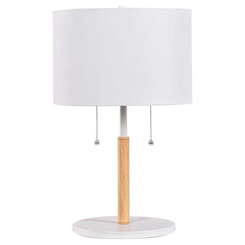Lampa stołowa Fogo biała 2xE27