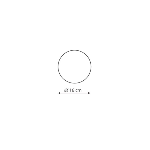 Plafon Platillo 16 cm złoty LED CCT