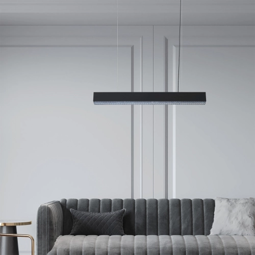 Lampa wisząca Mira M czarna Tuya LED CCT