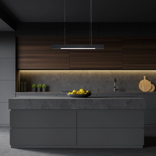 Lampa wisząca Cali M czarna Tuya LED CCT