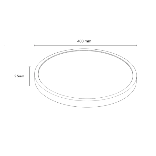 Plafon California 40 cm biały LED CCT
