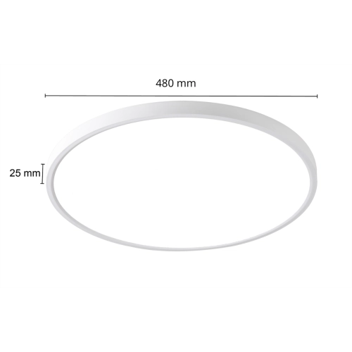Plafon California 48 cm biały LED CCT