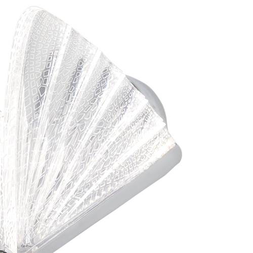 Kinkiet Mariposa srebrny LED CCT