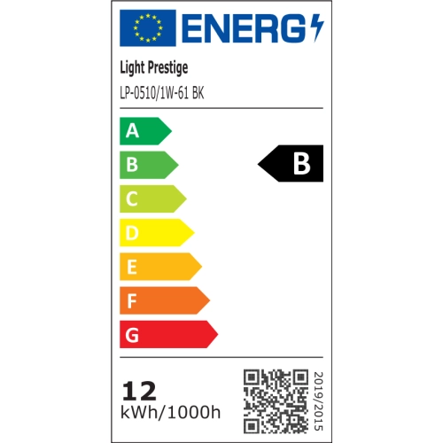Kinkiet Linea 61 cm czarny LED CCT