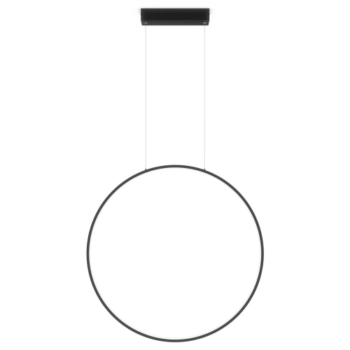 Lampa wisząca Mirror czarna LED CCT