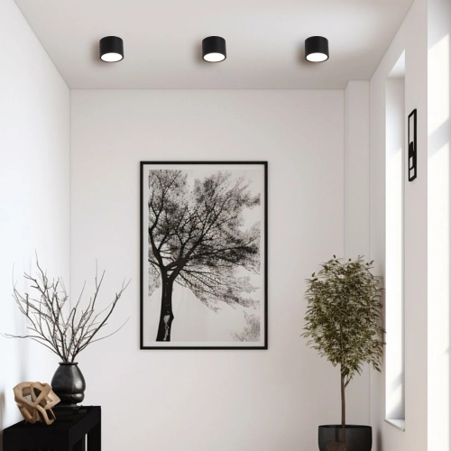 Oprawa natynkowa Kendal czarna IP65 GX53