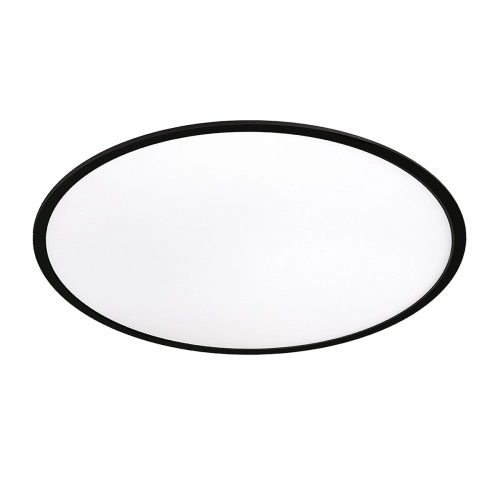 Plafon Pryzma 28 cm czarny LED CCT