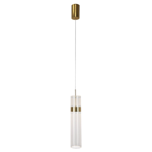 Lampa wisząca Ambiente złota LED CCT