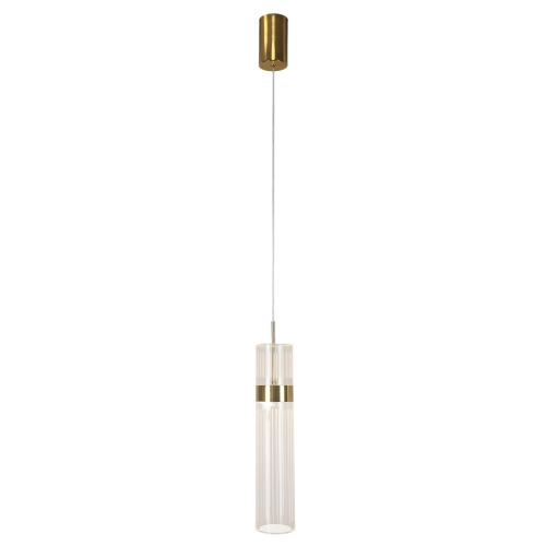 Lampa wisząca Ambiente złota LED CCT