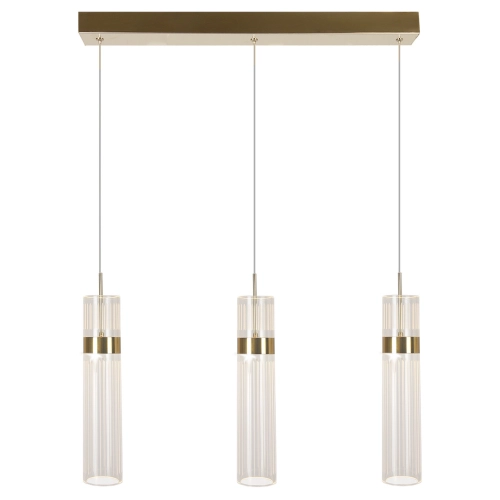 Lampa wisząca Ambiente 3 złota LED CCT