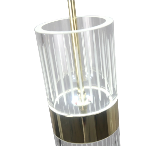 Lampa wisząca Ambiente 3 złota LED CCT