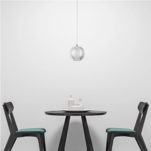 Lampa wisząca Brillant 1 złota LED CCT