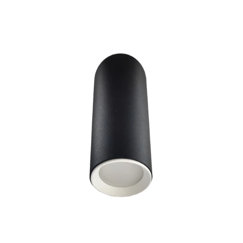 Tuba natynkowa Manacor 17 cm czarno - białe 1xGU10