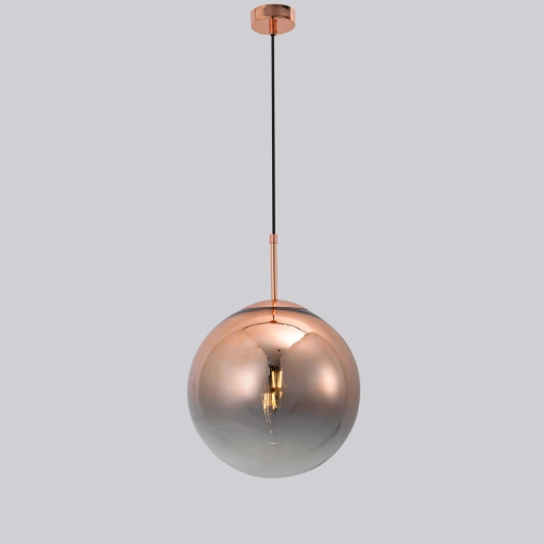 Lampa wisząca Palla miedziana 1xE14
