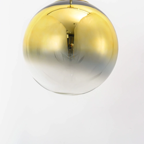 Lampa wisząca Palla złota 1xE14