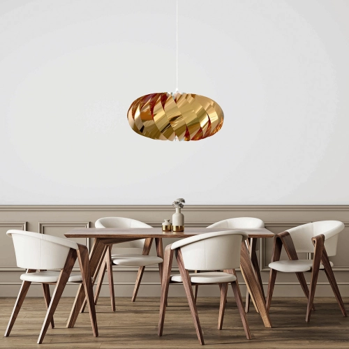 Lampa wisząca Jet złota 1xE27