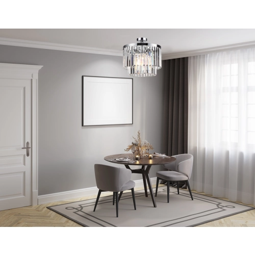 Lampa wisząca Vetro 5 antyczne złoto 5xE14