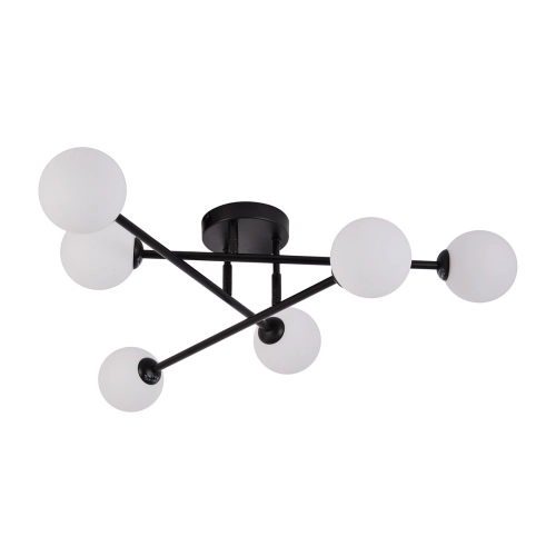 Lampa sufitowa Dorado czarna 6xG9