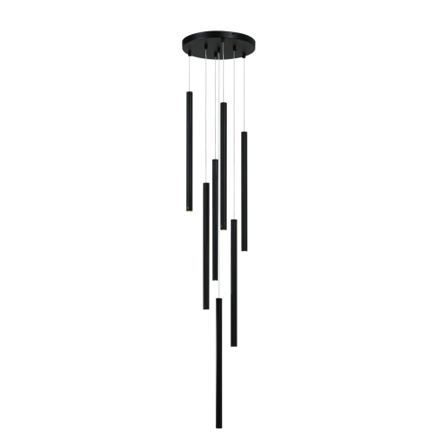 Lampa wisząca Lungo 7 czarna 7xG9