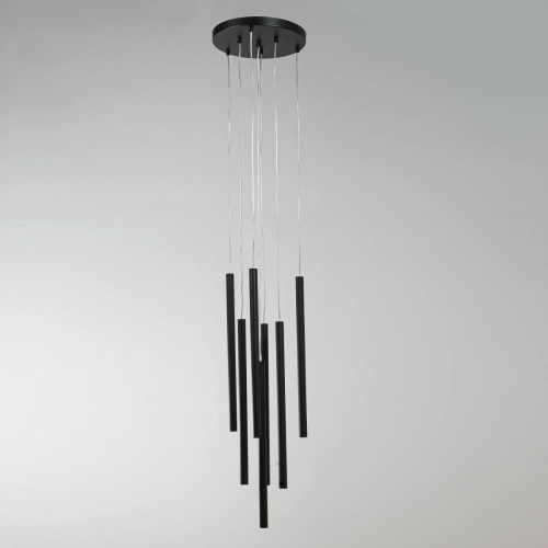 Lampa wisząca Lungo 7 czarna 7xG9