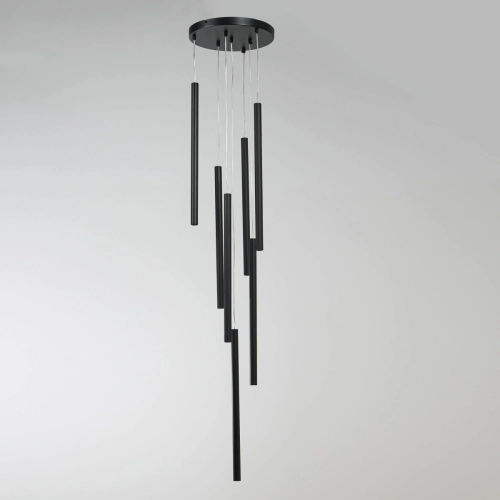Lampa wisząca Lungo 7 czarna 7xG9