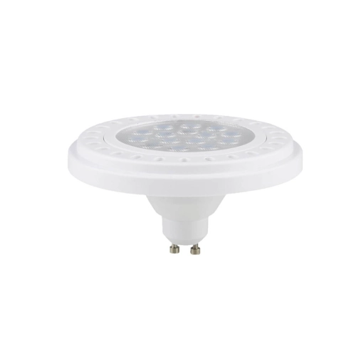 Żarówka ES111 GU10 biała LED 9W 3000K plastik
