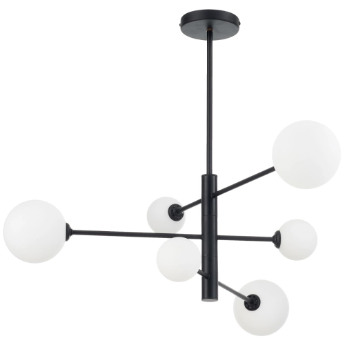 Lampa wisząca Dorado czarna 6xG9