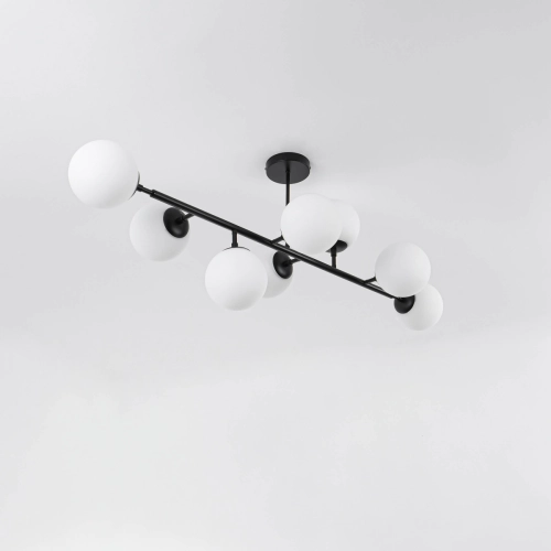 Lampa wisząca Dorado czarna 8xE14