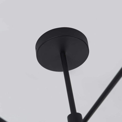 Lampa wisząca Snow 6 czarna 6xGU10