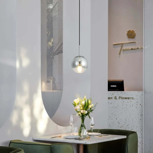Lampa wisząca Palla chrom 1xE14