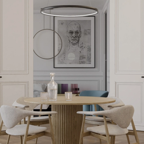 Lampa wisząca Midway Triangle czarna LED 3000K