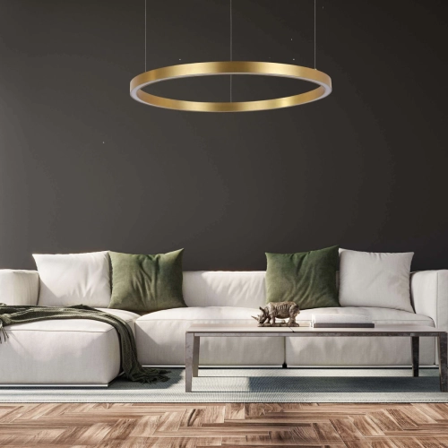 Lampa wisząca Midway złota LED 3000K