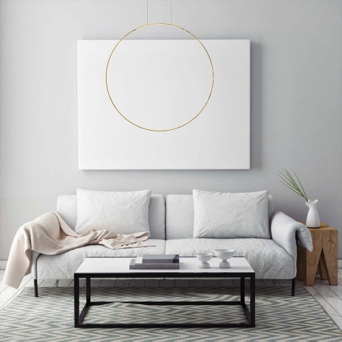 Lampa wisząca Mirror złota LED 3000K