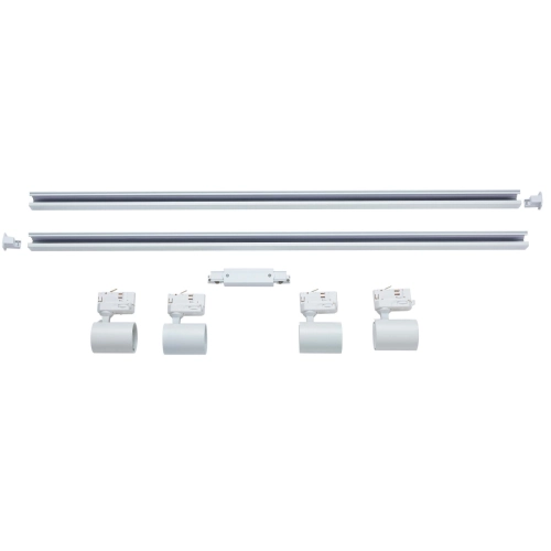 Zestaw oświetlenia szynowego Snow SET 3F biały 4xGU10