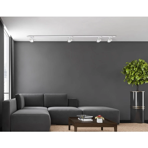 Zestaw oświetlenia szynowego Snow SET 3F biały 4xGU10
