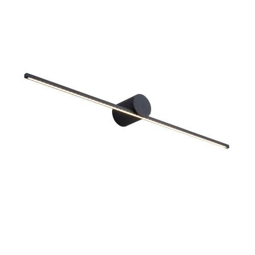 Kinkiet Modern Slim 60 cm czarny LED 3000K
