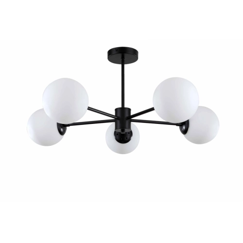 Lampa wisząca Roma 5 czarna 5xE14