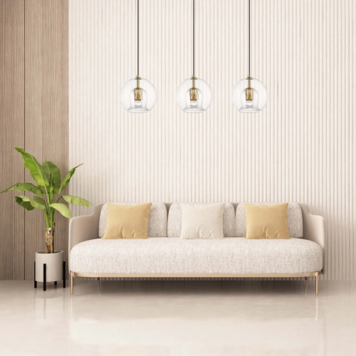 Lampa wisząca Arette złota 3xE27