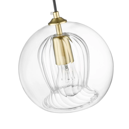 Lampa wisząca Arette złota 3xE27