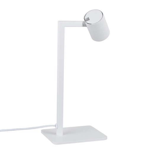 Lampa biurkowa Snow biała 1xGU10