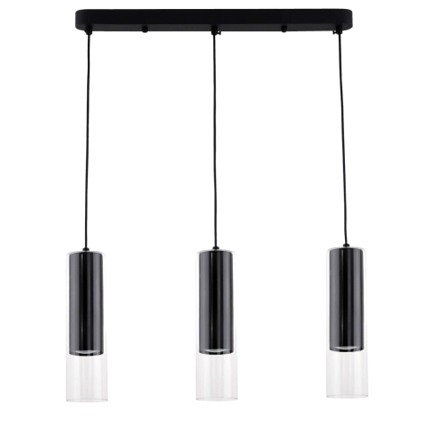Lampa wisząca Manacor czarna 3xGU10