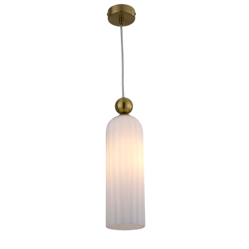 Lampa wisząca Piega 1 biała 1xE14